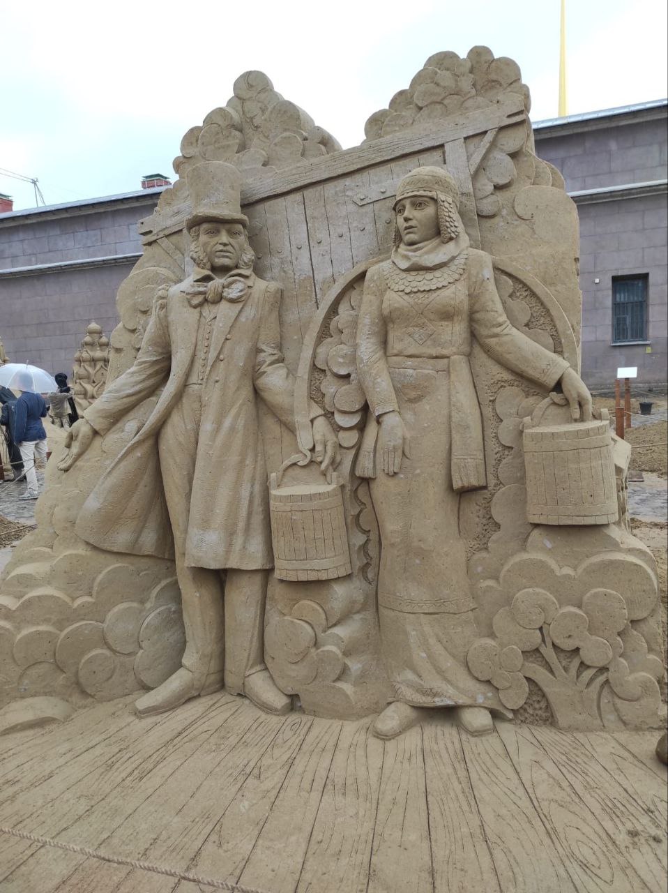 Поддержка XX Международного фестиваля песчаных скульптур.