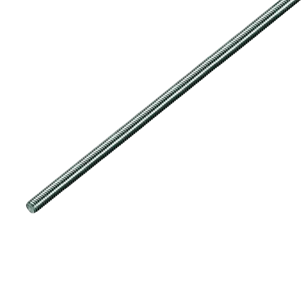 Шпилька резьбовая М6 х 2000 мм белый цинк
