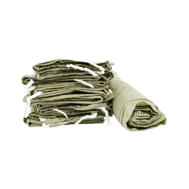 Фото товара Мешок полипропиленовый зеленый 55 x 95 см, 5 шт/уп вид спереди