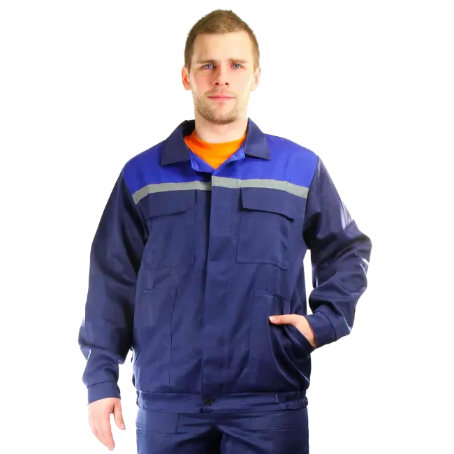 Фото товара Куртка рабочая Техник укороченная вид спереди