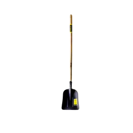 Фото товара Лопата  ZINLER большая совковая с деревянным черенком 1200 мм, ЛБСЧ1 вид спереди