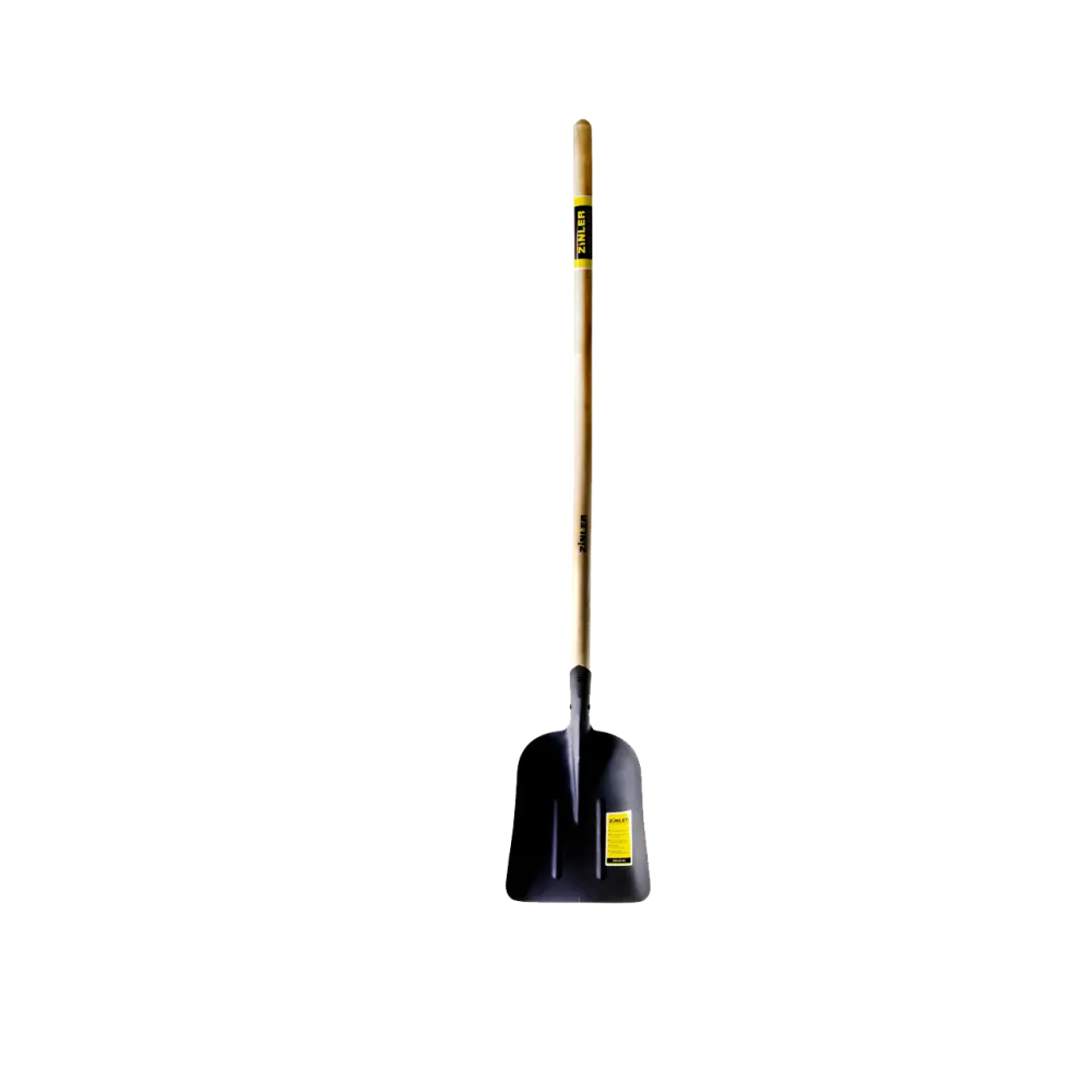 Лопата  ZINLER большая совковая с деревянным черенком 1200 мм, ЛБСЧ1