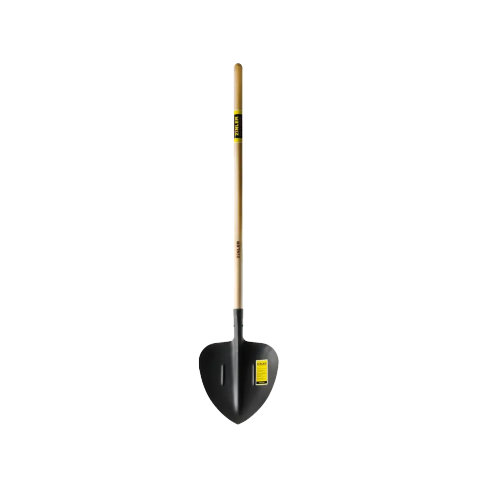 Лопата  ZINLER совковая щебеночная с деревянным черенком 1200 мм, ЛСЩЧ1