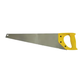 Фото товара Ножовка по дереву 2D заточка крупный зуб, пластиковая рукоятка 400 мм, Biber 85671 Эксперт  вид спереди