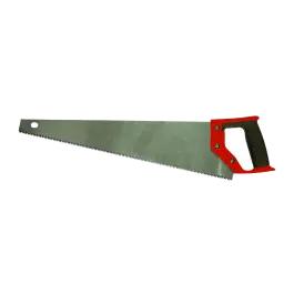 Фото товара Ножовка по дереву 3D заточка средний зуб, обрезиненная рукоятка 400 мм, Biber 85681 Профи вид спереди