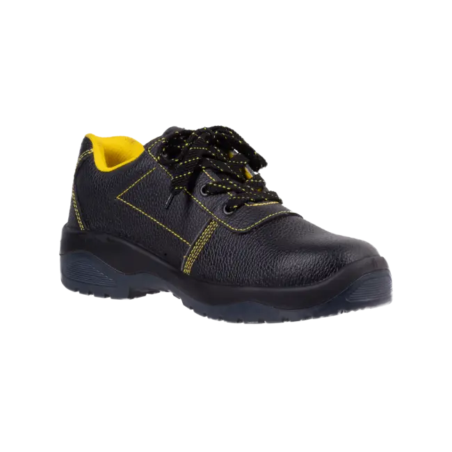 Фото товара Полуботинки рабочие кожаные Профи РТ с МП и антипрокольной стелькой, ПУ-ТПУ вид спереди