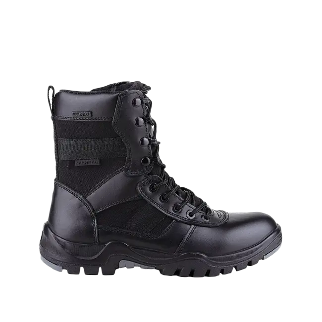 Фото товара Ботинки треккинговые с высоким берцем WG2-16-LT, черные вид спереди