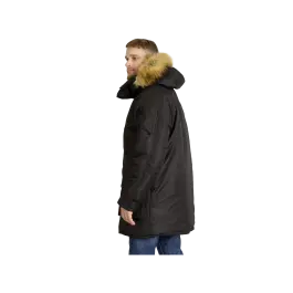 Фото товара Куртка рабочая Премьер утепленная, черная вид спереди