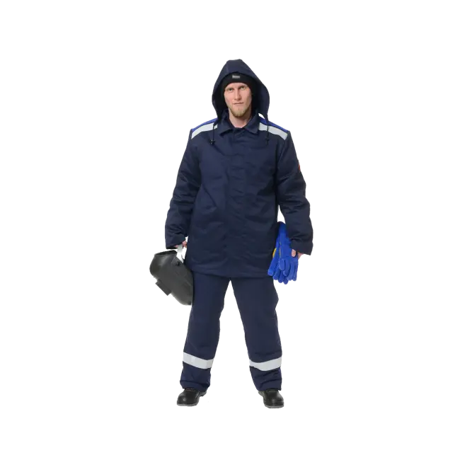 Фото товара Костюм сварщика утепленный Премиум, куртка+брюки вид спереди