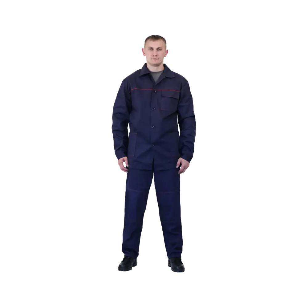 Костюм рабочий Труд 100% ХБ, куртка+брюки, темно-синий
