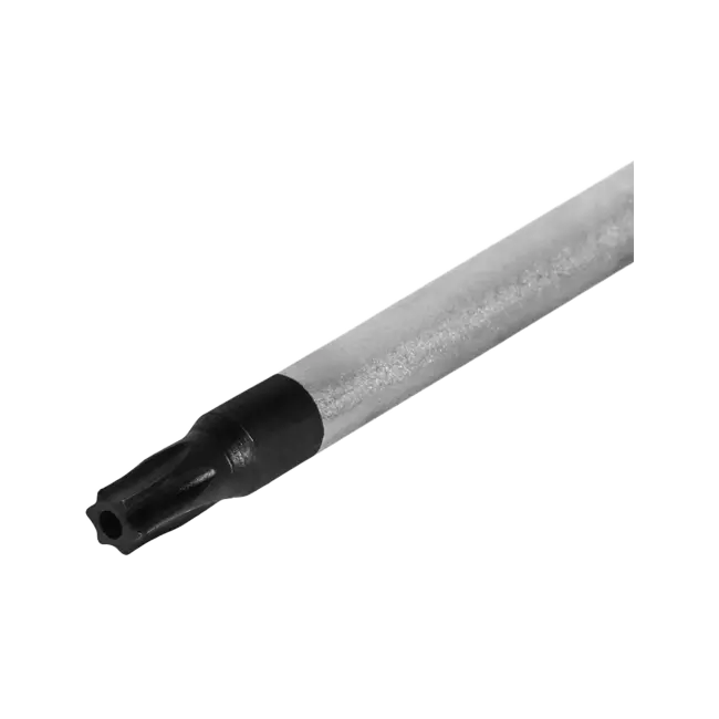 Фото товара Отвертка Ultra Grip Torx Tamper 25 х 100 мм CR-V двухкомпонентная рукоятка, Кобальт 910-065 вид спереди