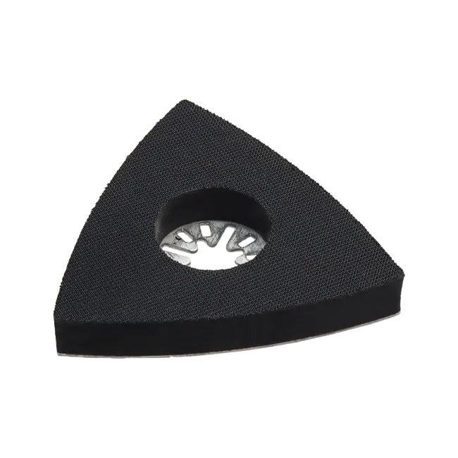 Фото товара Насадка для МФИ подошва дельта Velcro без отверстий для шлифлистов 80 мм, Практика 240-409 вид спереди