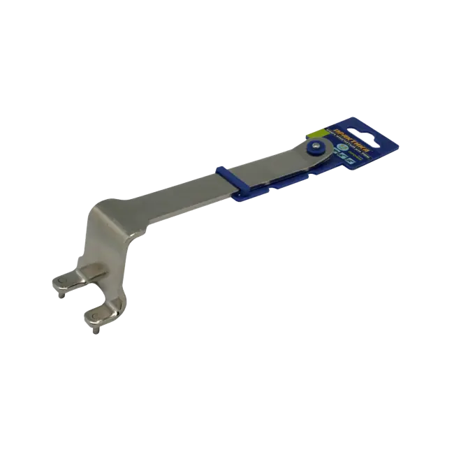 Фото товара Ключ для планшайб 35 мм для УШМ изогнутый, Практика 777-055 вид спереди