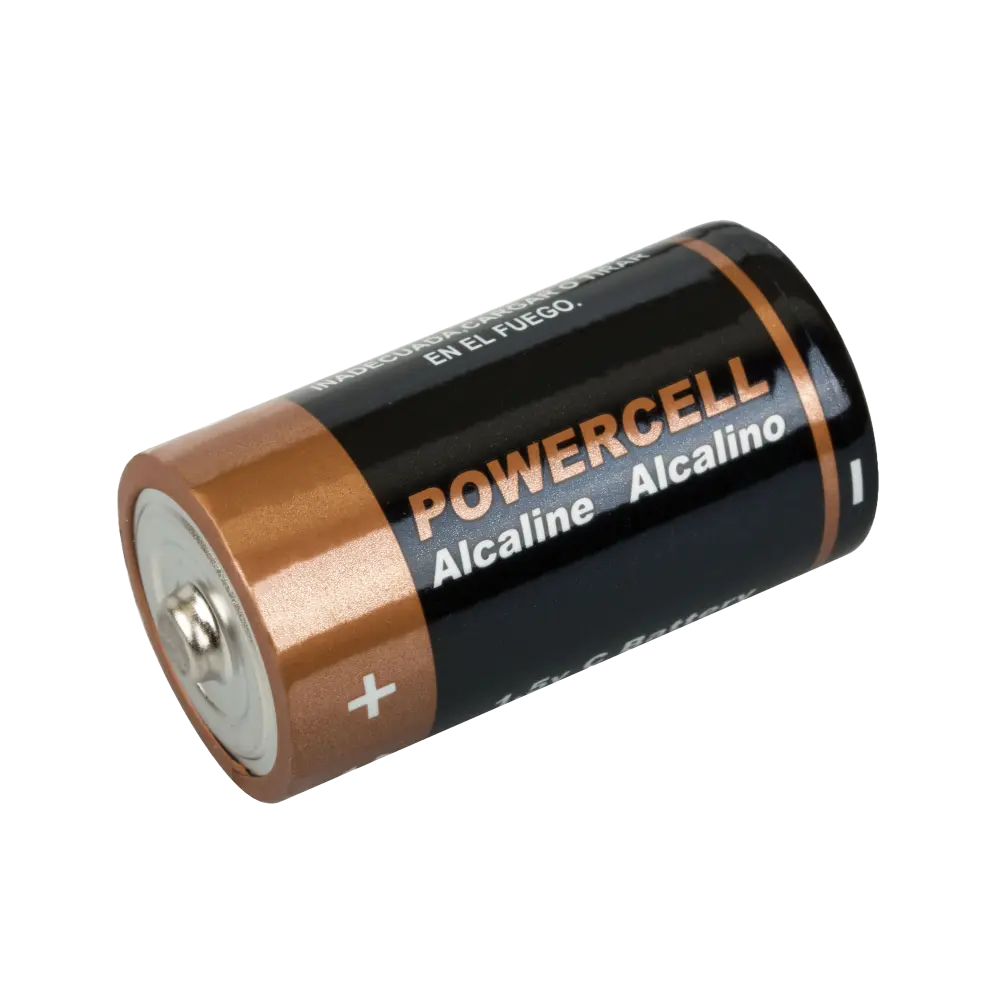 Элемент питания щелочной (батарейка) Powercell, 1,5 V, тип С, 2 шт/уп, LR14-2BPC