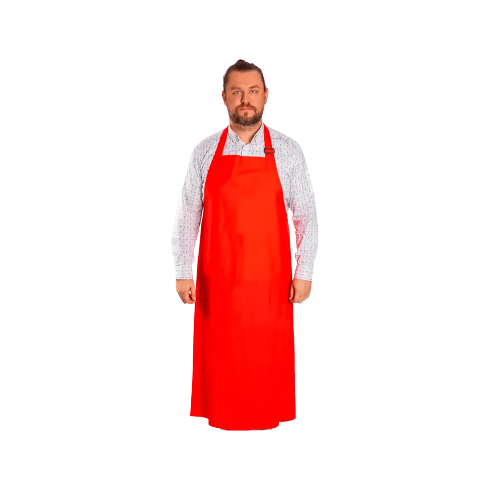 Фартук влагостойкий ПВХ 120 х 120 см, красный