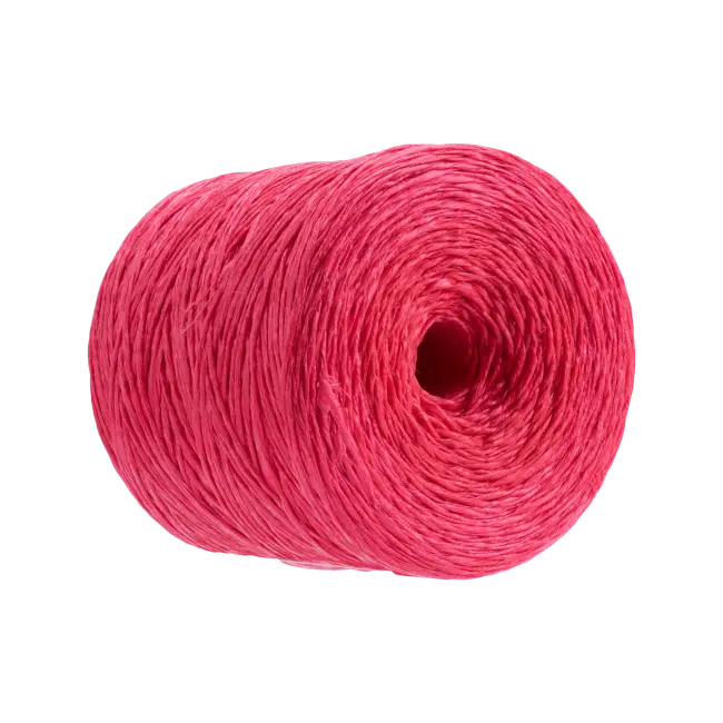 Фото товара Шпагат полипропиленовый красный 1600 текс, 1000 г вид спереди