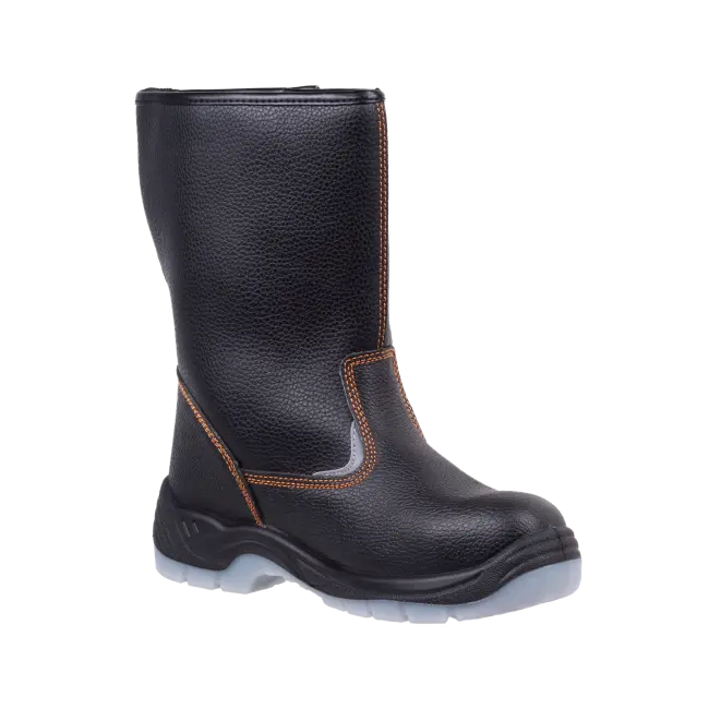 Фото товара Сапоги рабочие кожаные Европа (ПУ-ТПУ), поликарбонатный подносок+стелька вид спереди