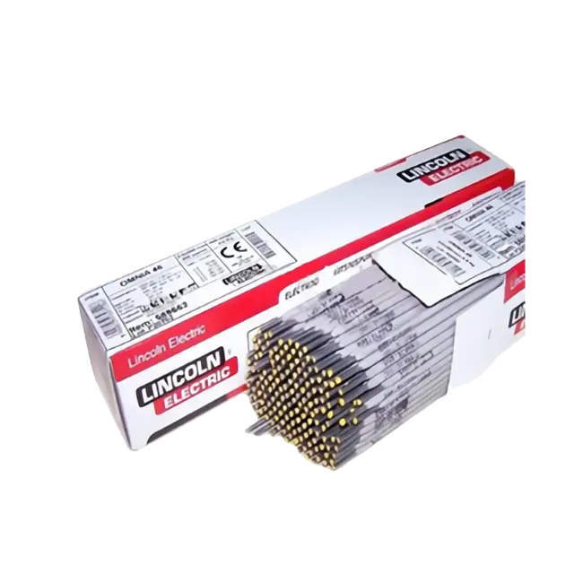 Фото товара Электроды рутиловые Omnia-46 Lincoln Electric 4мм, 6.5 кг (аналог ОК 46.00) вид спереди