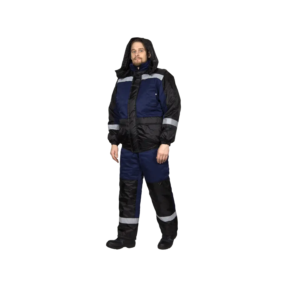 Костюм рабочий Стайл-М утепленный, куртка+полукомбинезон, синий