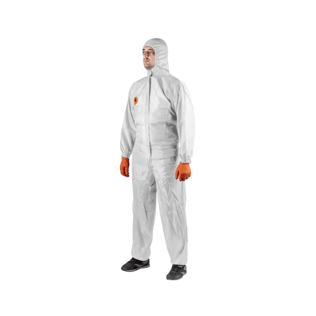 Фото товара Комбинезон многоразовый Jeta Safety белый вид спереди