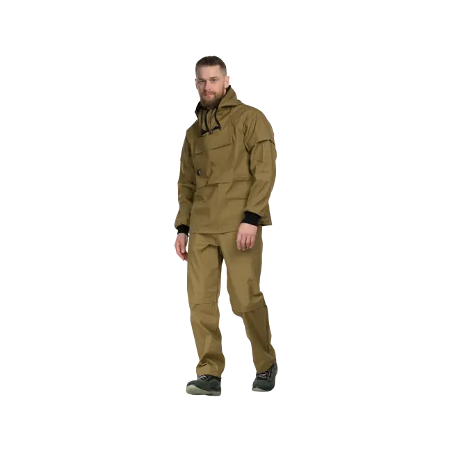 Фото товара Костюм противоэнцефалитный Антигнус Плюс, куртка+брюки, хаки вид спереди