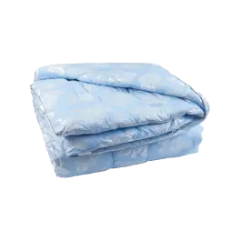 Фото товара Одеяло 1,5 спальное, одноиголка, полиэстер/леб.пух вид спереди