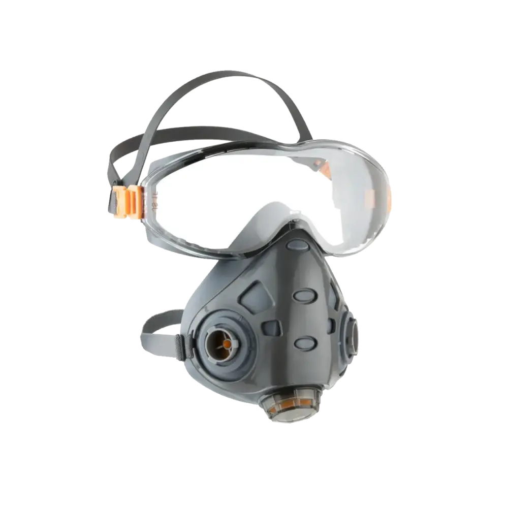  Полумаска Jeta Safety 9500-L Air Optics с панорамными очками