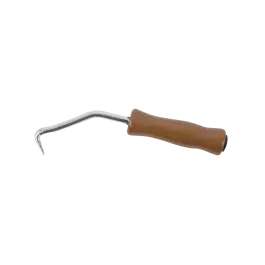 Фото товара Крючок вязальный для арматуры 220 мм с деревянной ручкой, Fit 68151 вид спереди