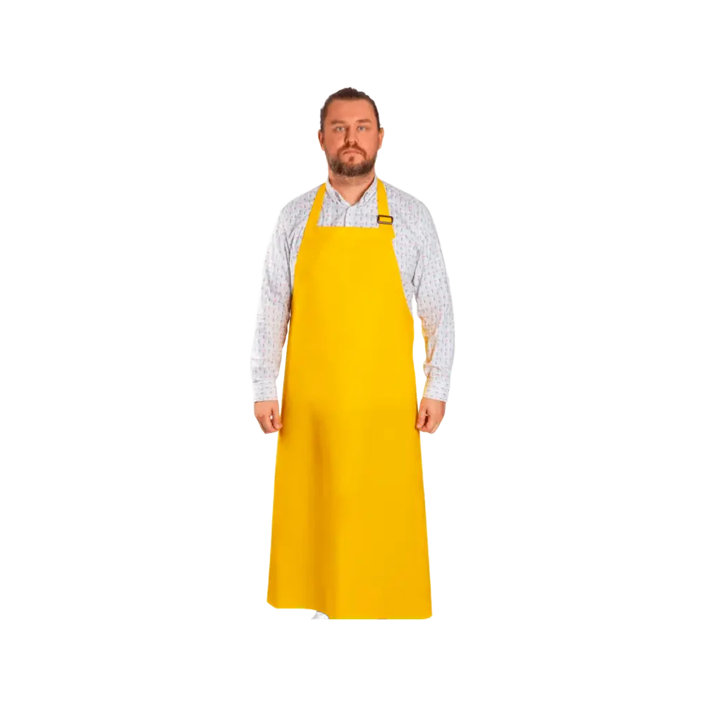 Фартук влагостойкий ПВХ 120 х 120 см, желтый