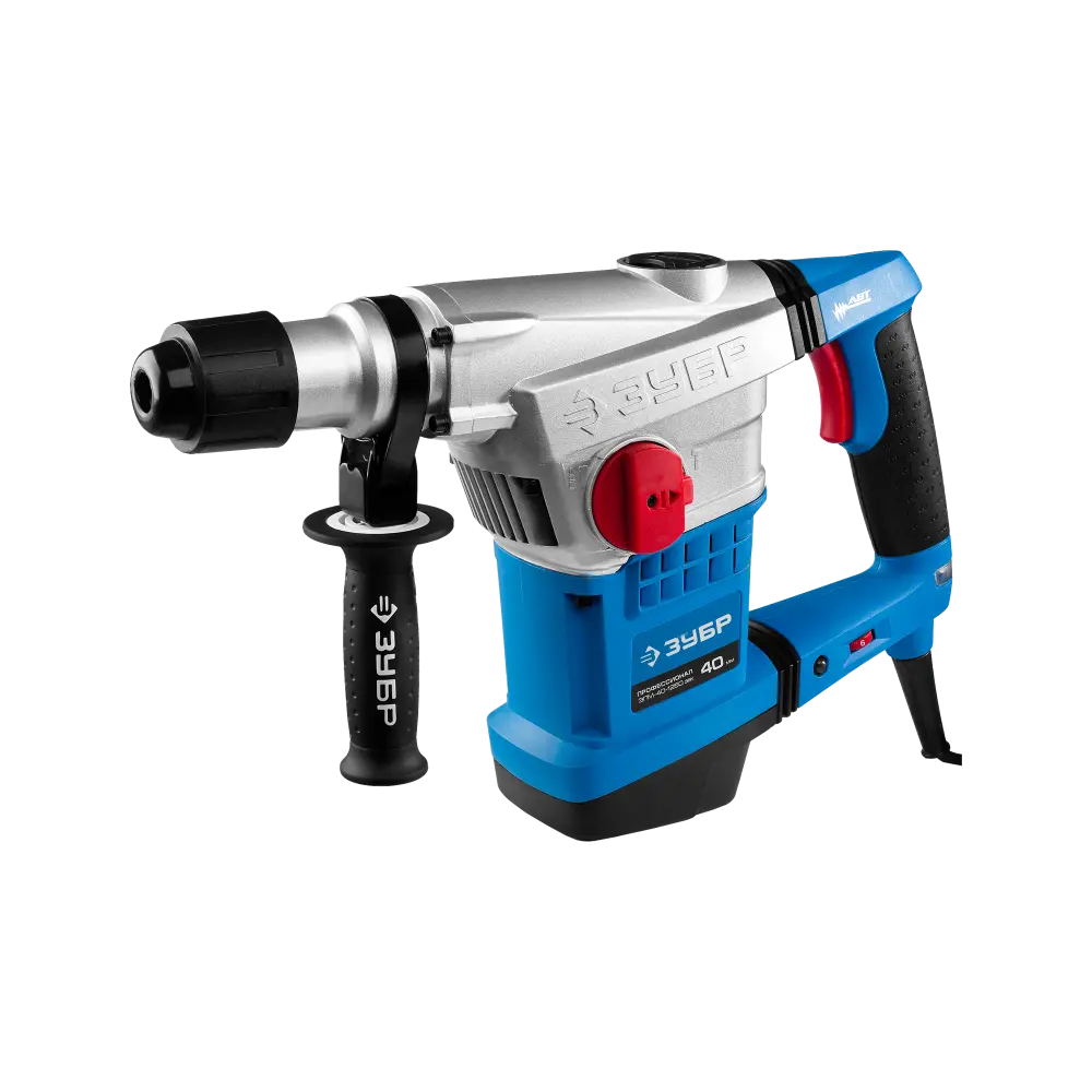 Перфоратор ЗУБР SDS-MAX, Профессионал ЗПМ-40-1250 ЭВК