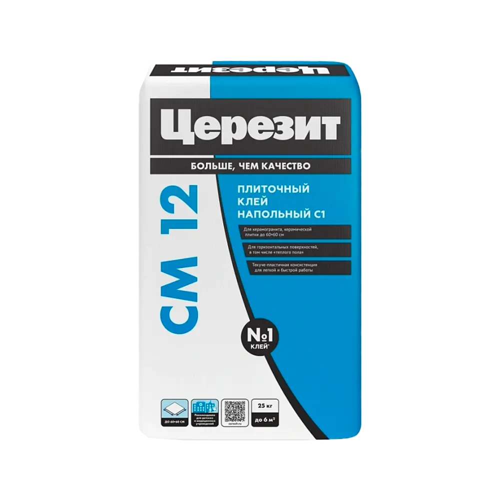 Клей для керамогранита, Ceresit СМ 12, 25 кг