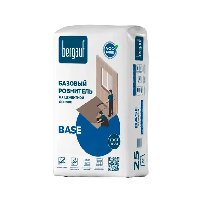 Фото товара Ровнитель для пола Бергауф Base, 25 кг вид спереди