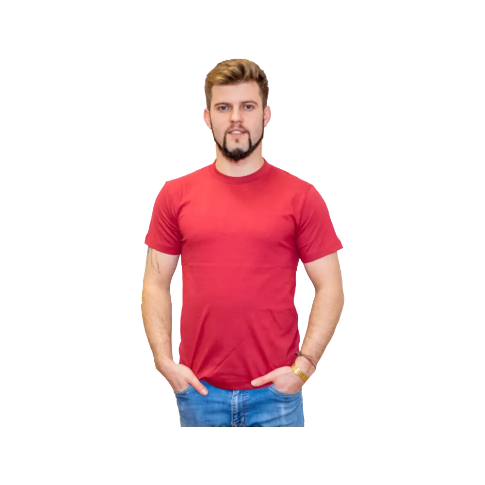Футболка мужская красная