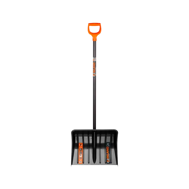 Фото товара Лопата снеговая 510x370x1370 мм, деревянный черенок, Finland 2487 вид спереди