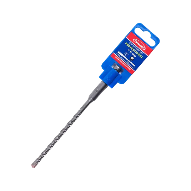 Фото товара Бур SDS-plus по бетону 6 х 160 мм Tsunami PROFF вид спереди