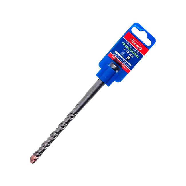 Фото товара Бур SDS-plus по бетону 10 х 160 мм Tsunami PROFF вид спереди