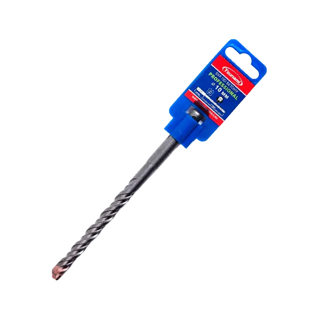 Фото товара Бур SDS-plus по бетону 10 х 210 мм Tsunami PROFF вид спереди