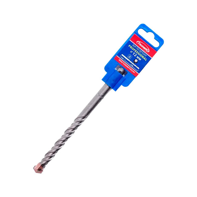 Фото товара Бур SDS-plus по бетону 12 х 160 мм Tsunami PROFF вид спереди
