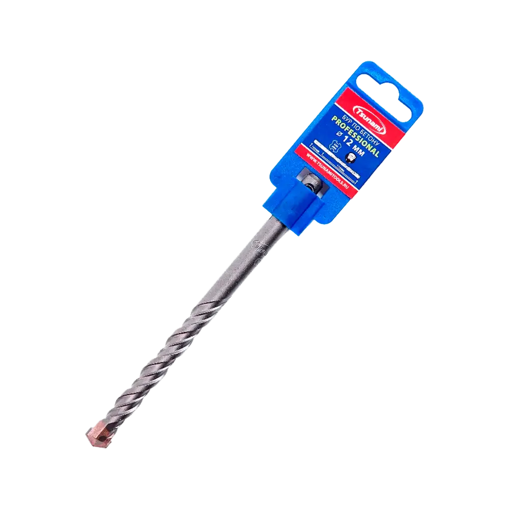 Бур SDS-plus по бетону 12 х 160 мм Tsunami PROFF