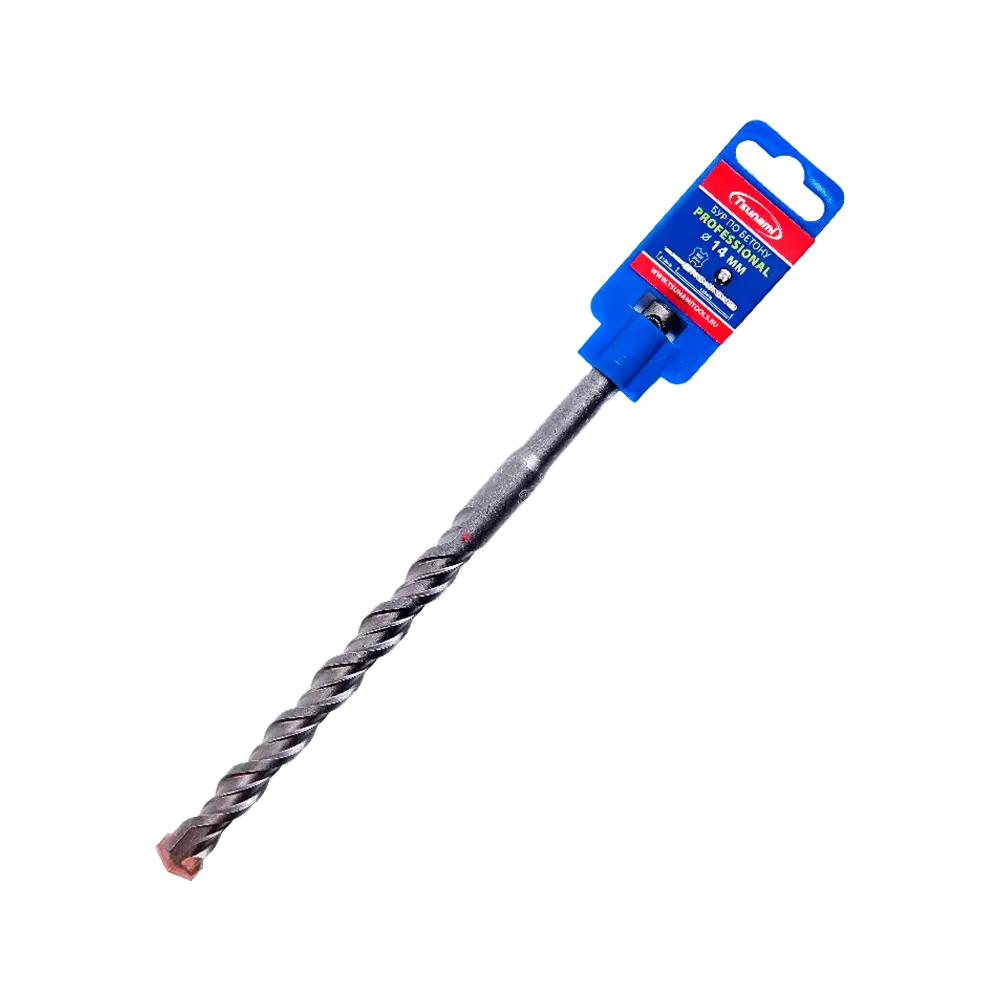 Бур SDS-plus по бетону 14 х 210 мм Tsunami PROFF
