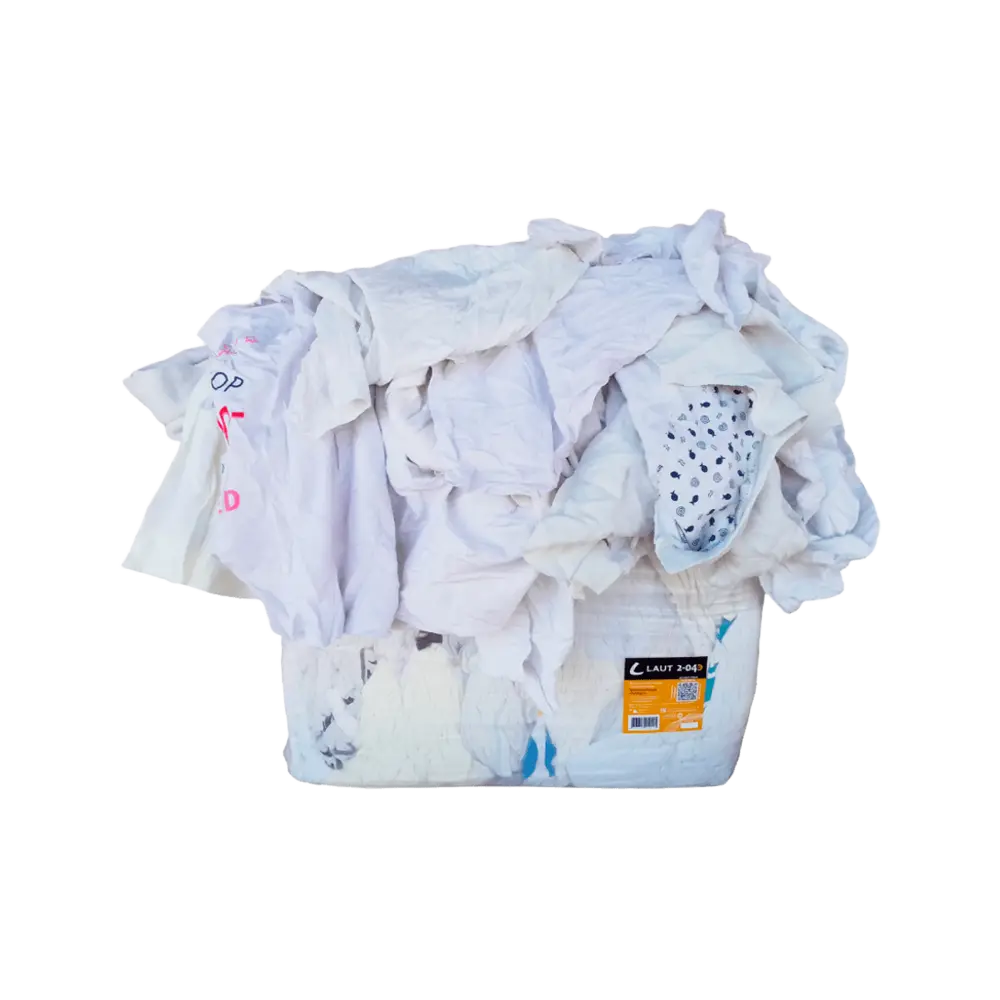 Ветошь Laut белый трикотаж ЭКОНОМ, 10 кг