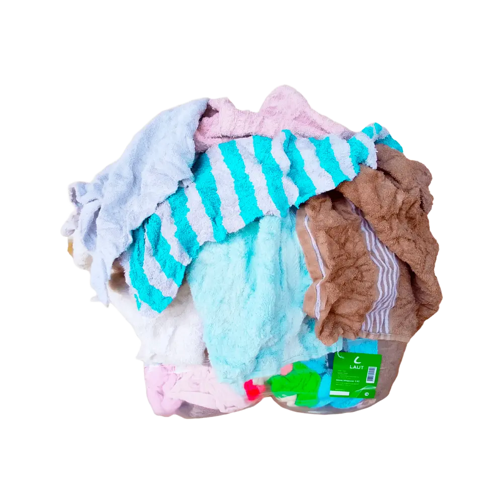 Ветошь Laut, махра цветная 10 кг