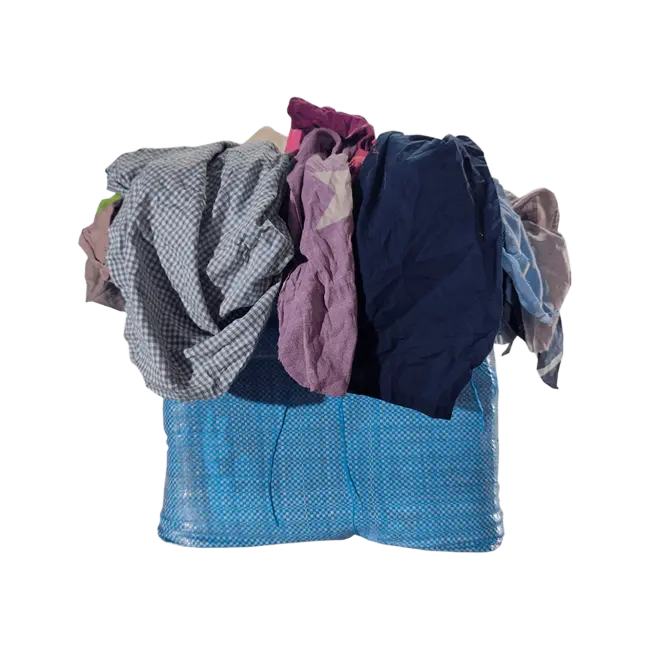 Фото товара Ветошь Laut, простынь цветная 10 кг вид спереди