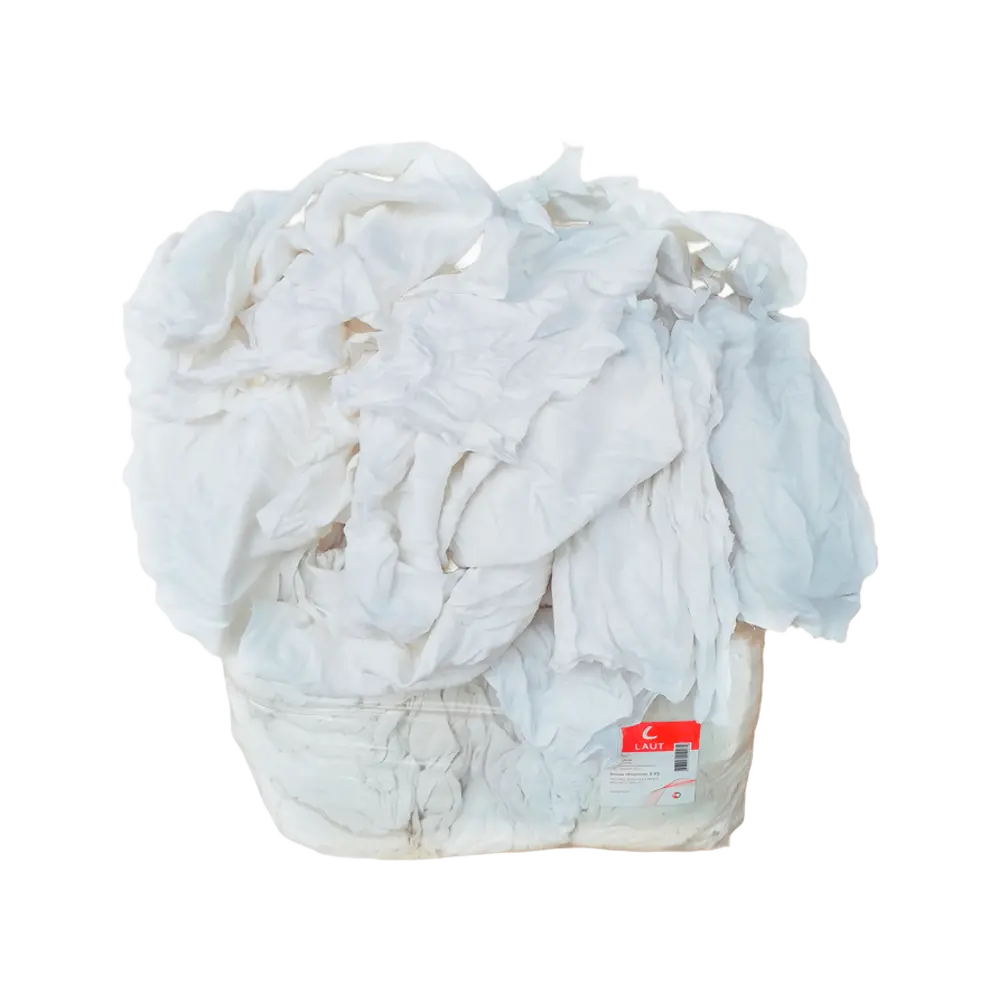 Ветошь Laut, фланель белая 10 кг