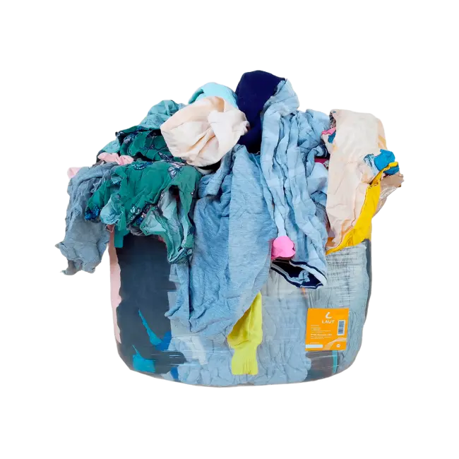 Фото товара Ветошь Laut, Цветной трикотаж 10 кг вид спереди