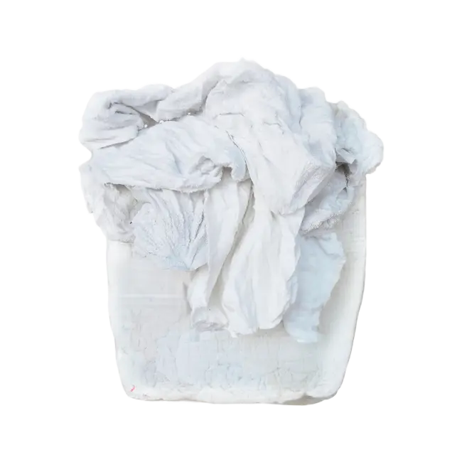 Фото товара Ветошь Laut, махра белая 10 кг вид спереди