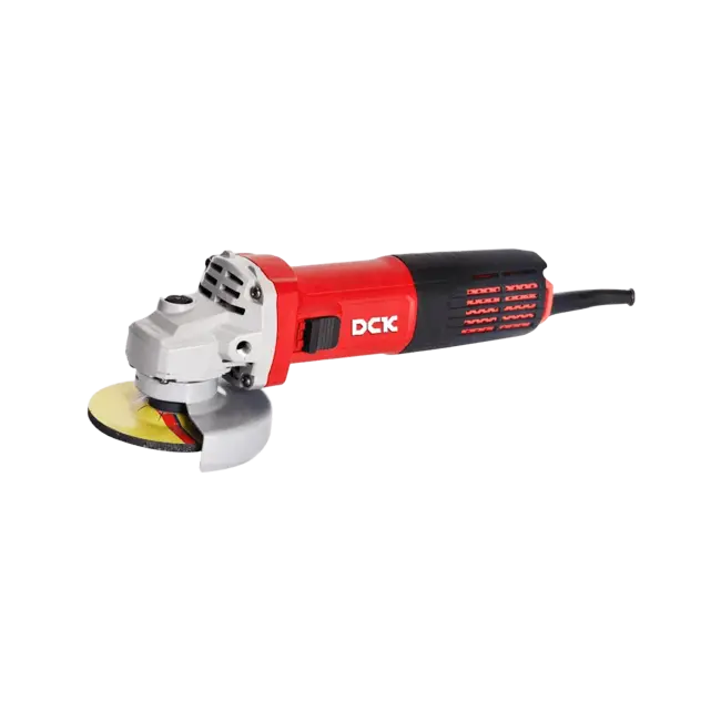 Фото товара Углошлифовальная машина DCK, 1100Вт, 125 мм, пылезащита, усиленные шестерни, KSM10-125 вид спереди