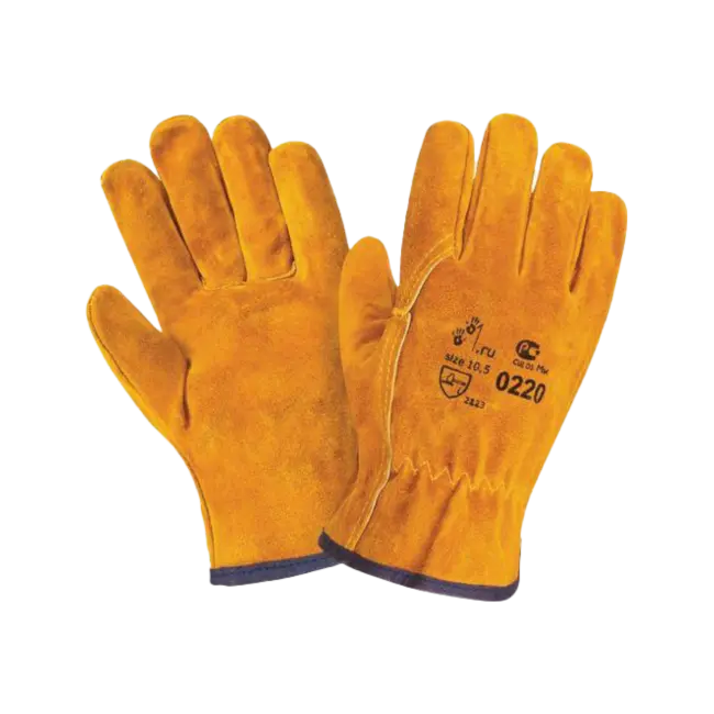 Фото товара Перчатки спилковые Драйвер 0220 вид спереди