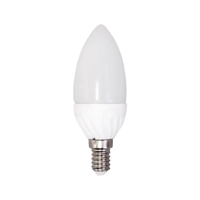 Фото товара Светодиодная лампа Irled C37 E14 4W теплый свет вид спереди