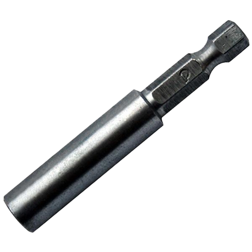 Переходник удлинитель магнитный держатель 60 мм для бит 1/4" цельнотянутый, Практика 036-605
